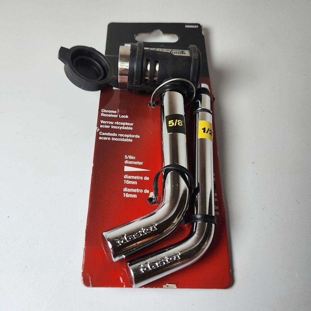 Master Receiver Hitch Lock Curved -Trailer Locks 2866DAT *NEW*